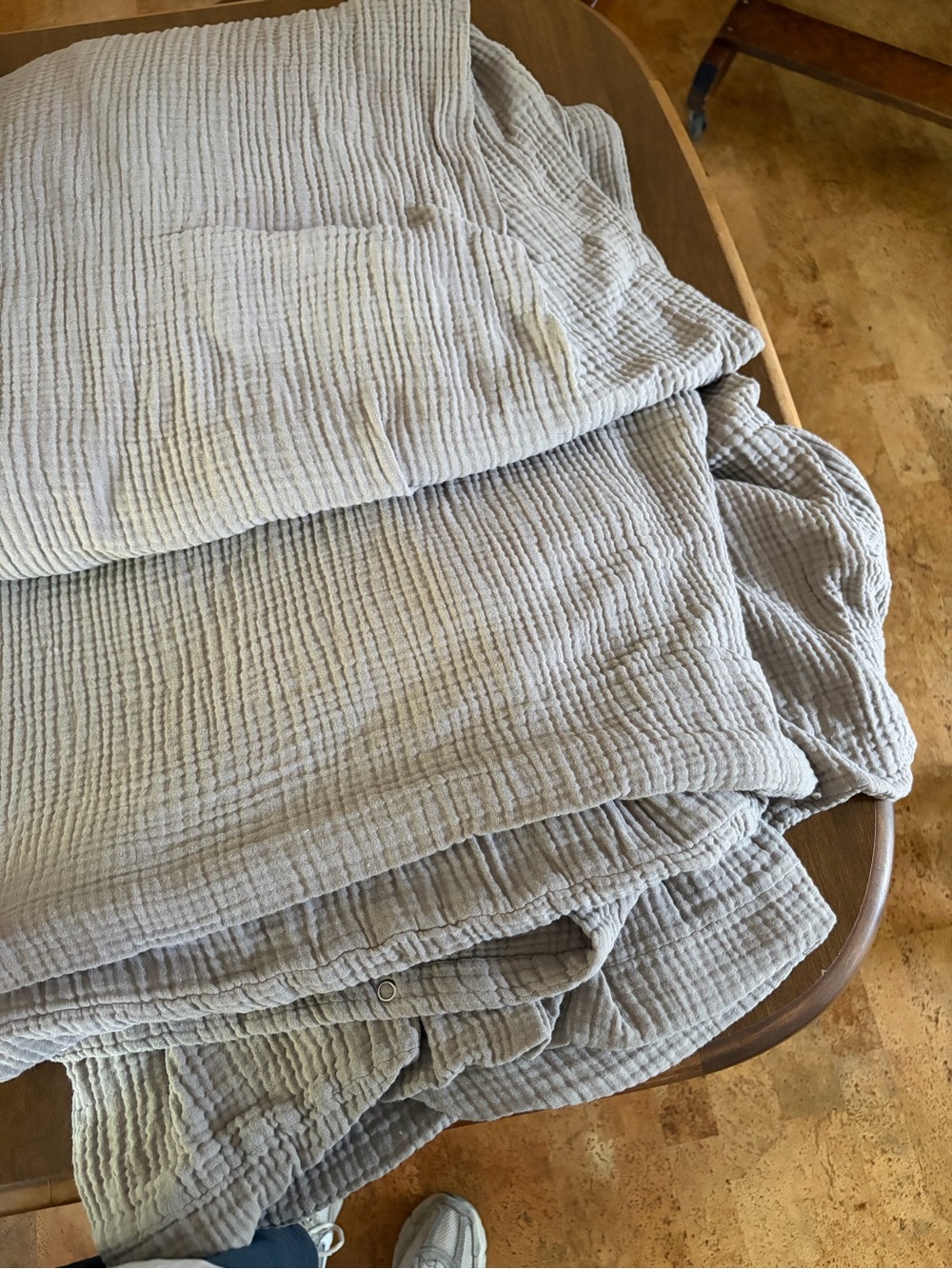 Gauze Cotton Duvet Cover + Pillowcase Set - Picture 5 of 7